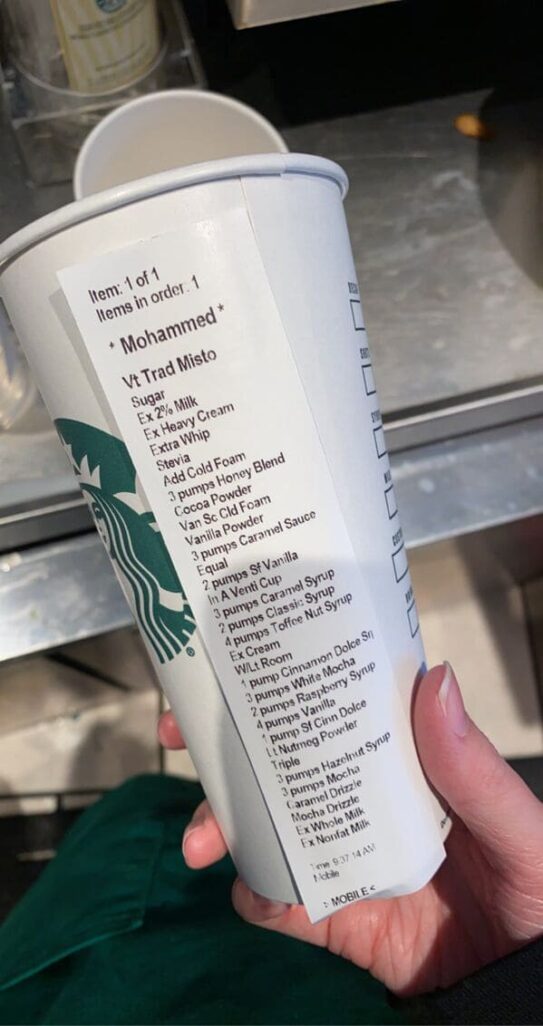 Viral Starbucks Order Has Baristas Sharing The Craziest Orders Theyve Ever Seen 23 Pics 4161