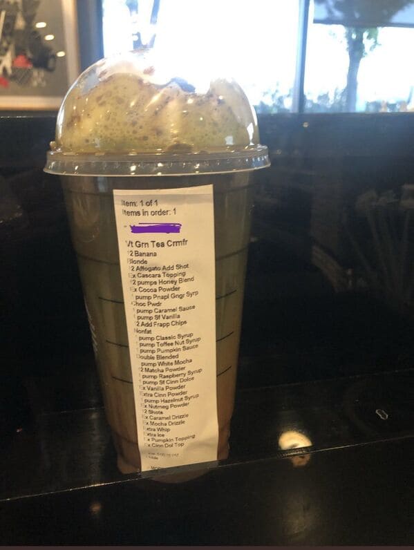 Viral Starbucks Order Has Baristas Sharing The Craziest Orders They ve