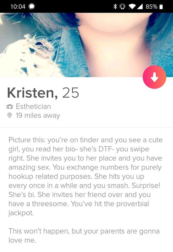 Reddit funny bio tinder 30+ Best