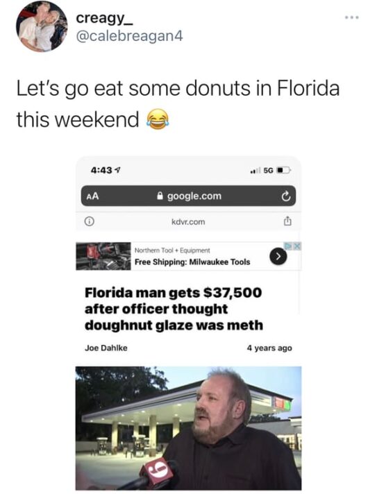 Viral Twitter Thread Has People Doing The "Florida Man Birthday