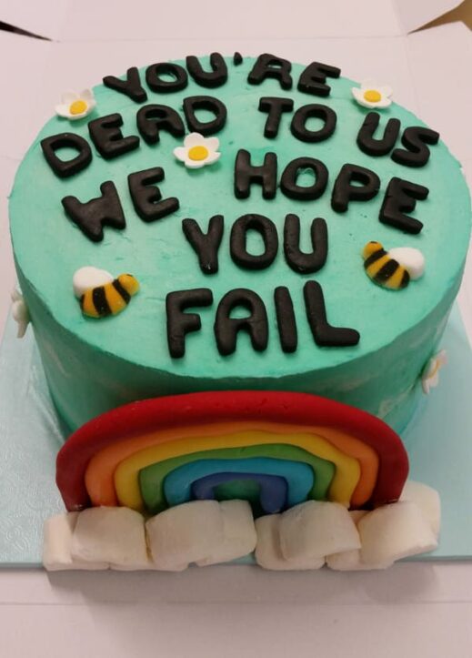 Kind Of Mean But Definitely Funny Farewell Cakes (25 Pics)