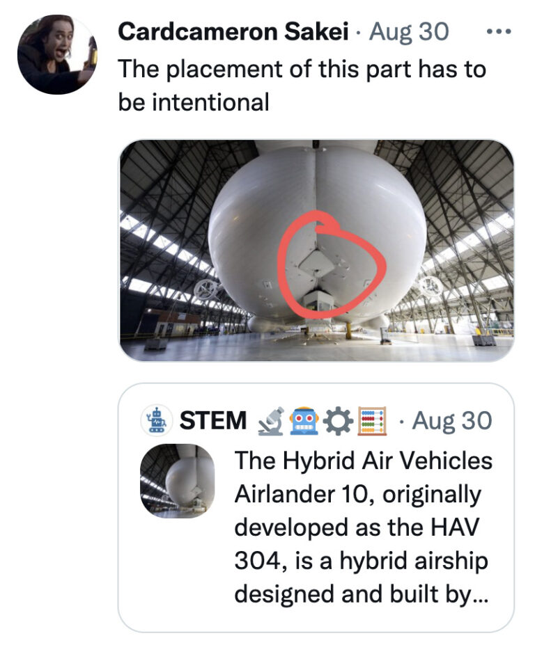 A Suspiciously Thicc Airship Picture Is Circulating On Twitter Again ...