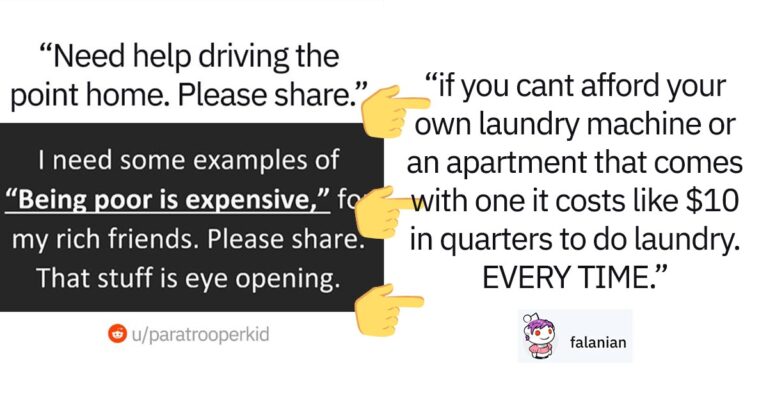 Viral Thread Reminds Everyone That Being Poor Is Actually Pretty Expensive