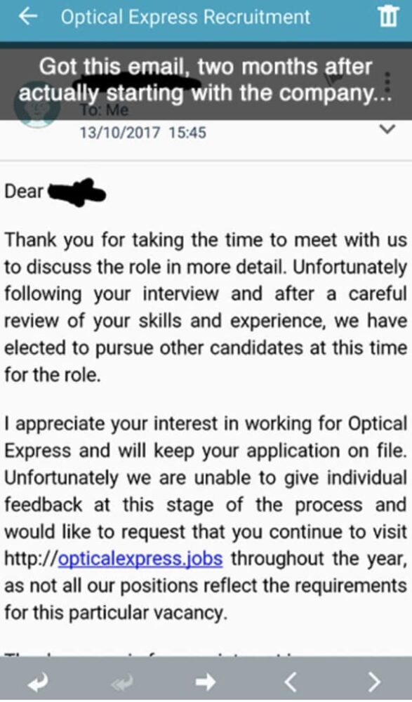 People Are Sharing Wild Job Rejection Letters They've Gotten