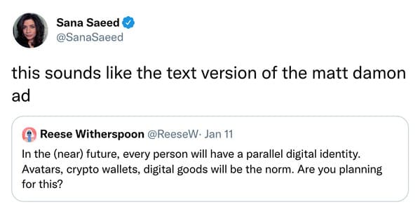 reese witherspoon crypto tweet