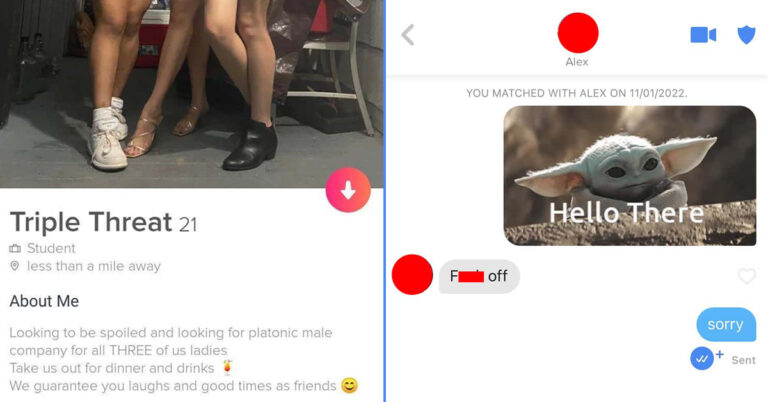 Yikes On Yikes — 17 Chaotic Tinder Moments That Are Shocking Even For Tinder