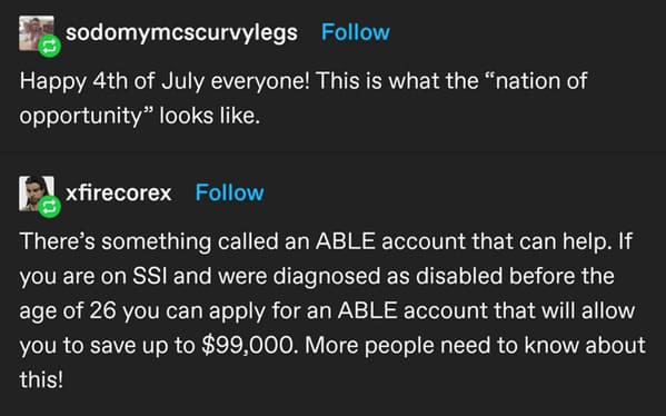 Educational Tumblr Thread Attempts To Explain The Financial Challenges Disabled Americans Face - Jarastyle