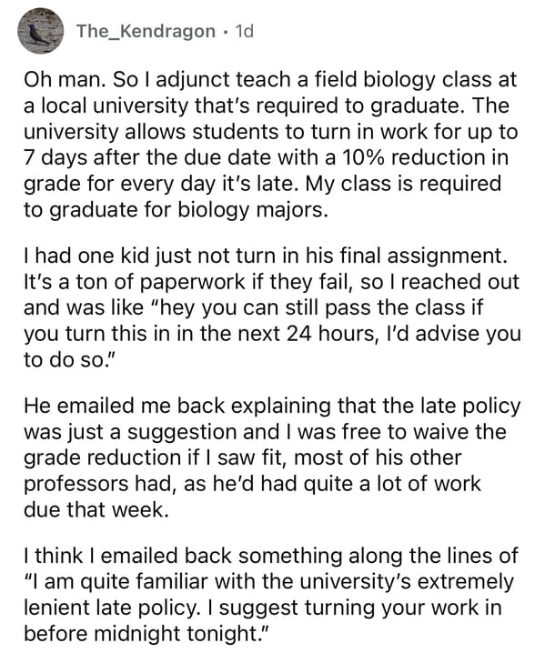 Students Are Sharing The Funny Passive-Aggressive Interactions They've Had With Professors (17 Pics) - Jarastyle