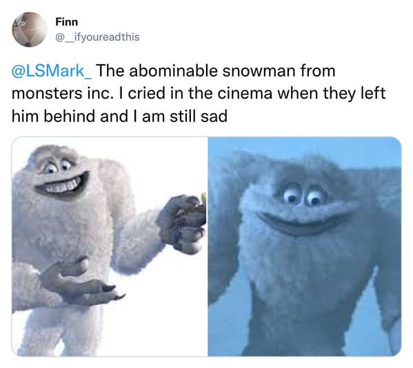 People Are Sharing Cartoon Characters They Felt Unreasonably Bad For As A Kid (35 Tweets) - Jarastyle