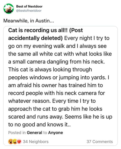 And You Thought Your Neighbors Sucked (25 Funny Nextdoor Posts) - Jarastyle