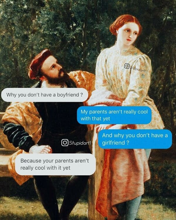 Artist Adds Funny And Profound Captions To Paintings (30 Pics)