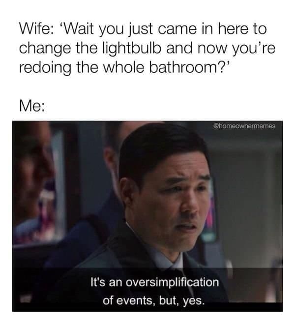 home renovation memes