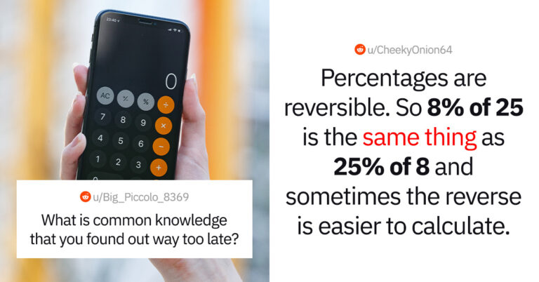 25 Things Considered “Common Knowledge” People Didn’t Learn Until Embarrassingly Late In Life