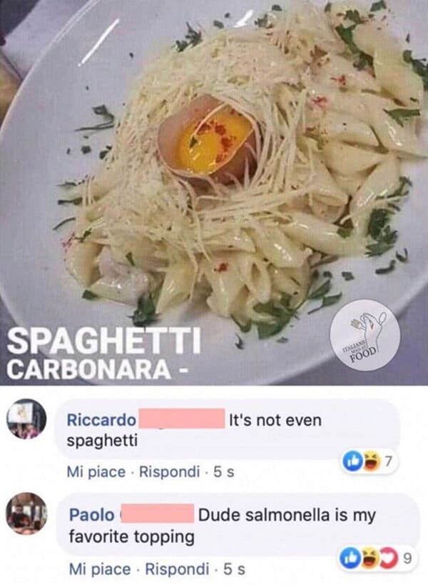 italian comments