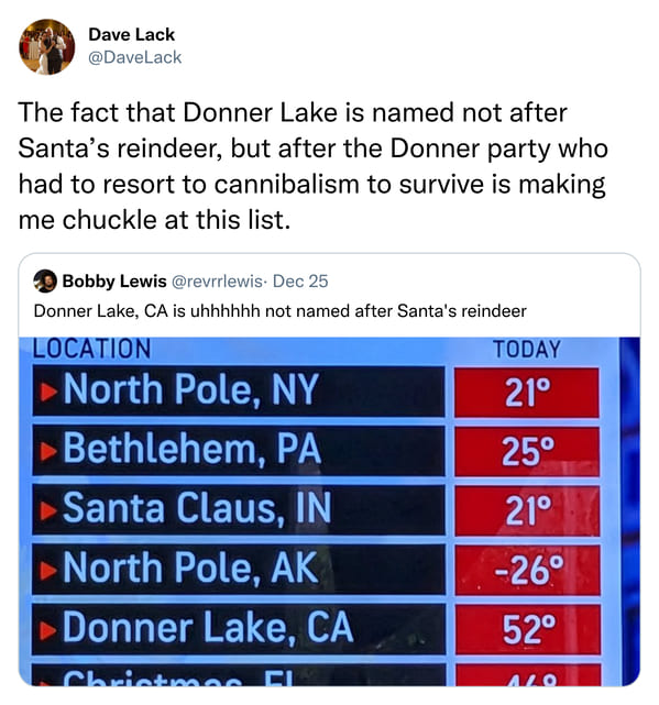 donner lake california named after
