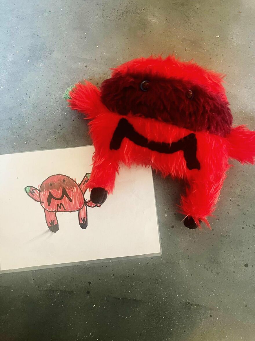 teacher makes plushies