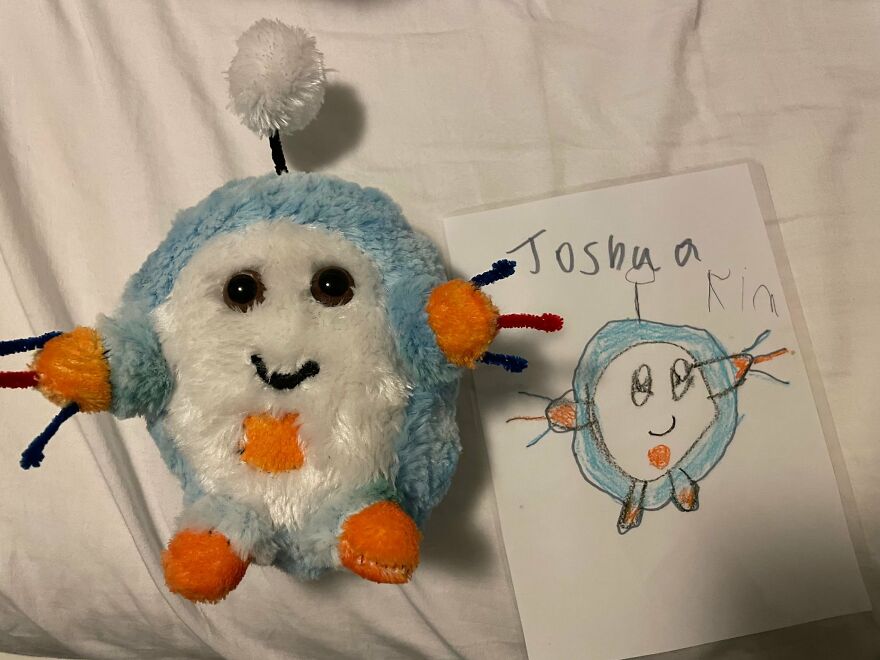 teacher makes plushies