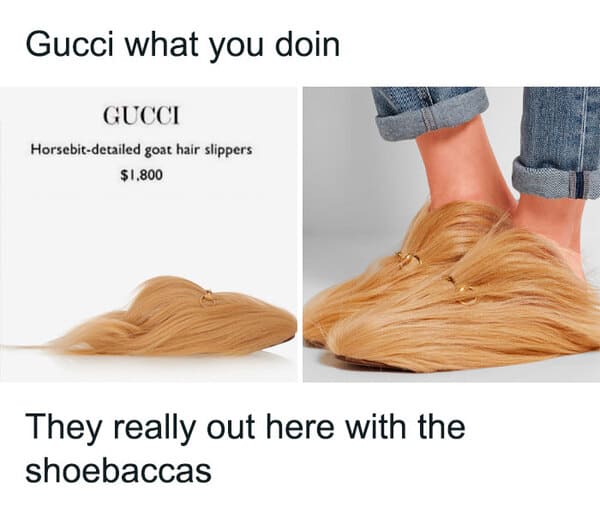 designs hard to clean gucci shoes made of hair