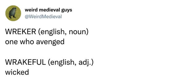 medieval words