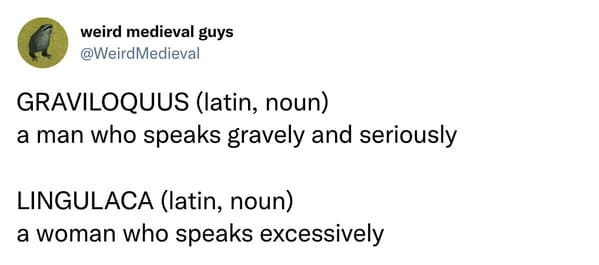 medieval words