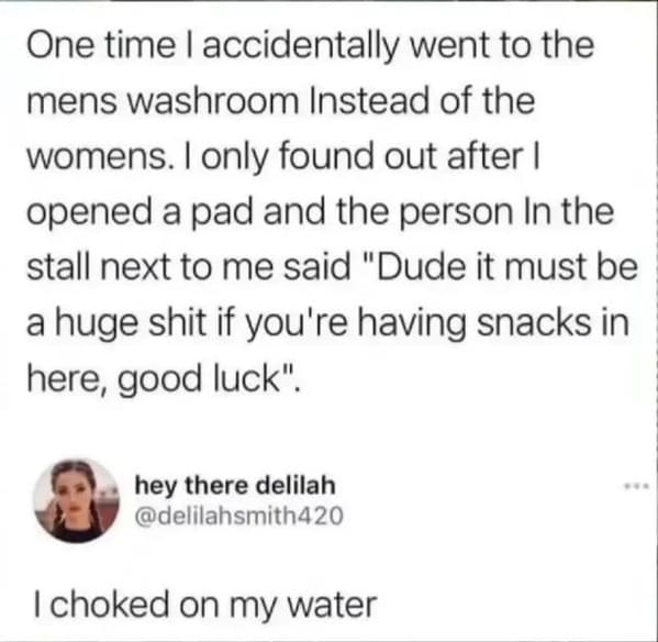 guy choking on water meme