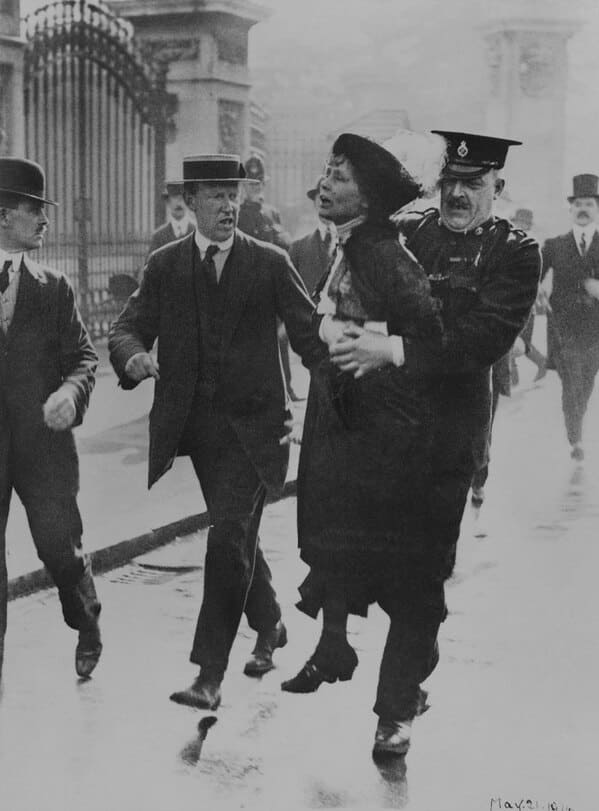 rare photographs of historical figures Emmeline Pankhurst 