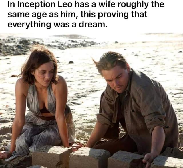 leonardo dicaprio dating memes - inception