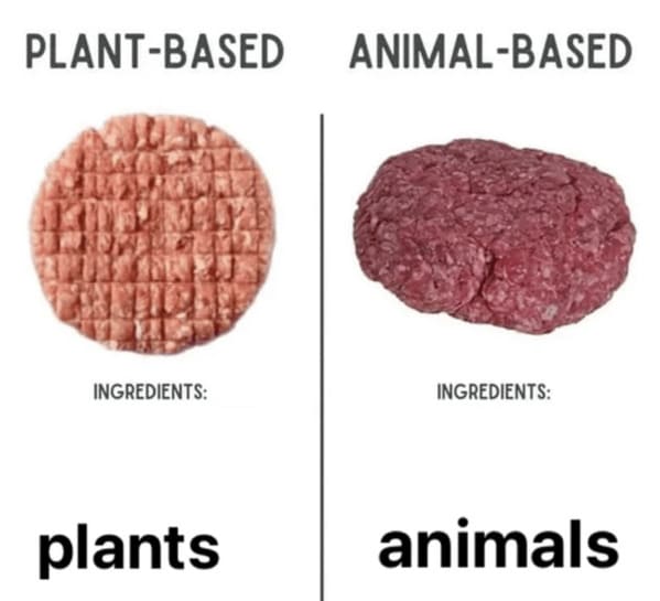 anti meme - plant based vs animal based