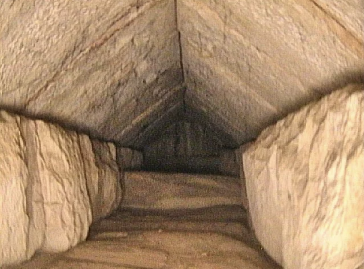 interesting posts - inside a corridor of the great pyramid of giza 