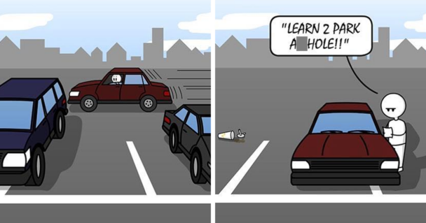 absurd comics - parking