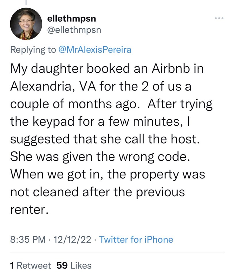 airbnb host roasted