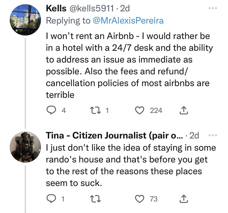 airbnb host roasted