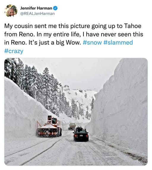 california snow pictures