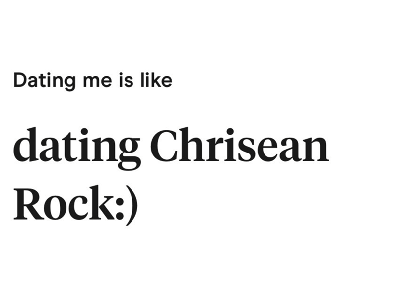 unhinged on hinge - chrisean rock