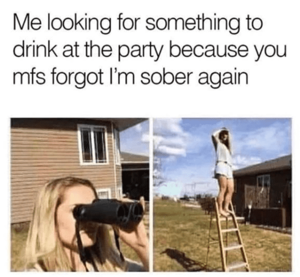 funny sober memes -
