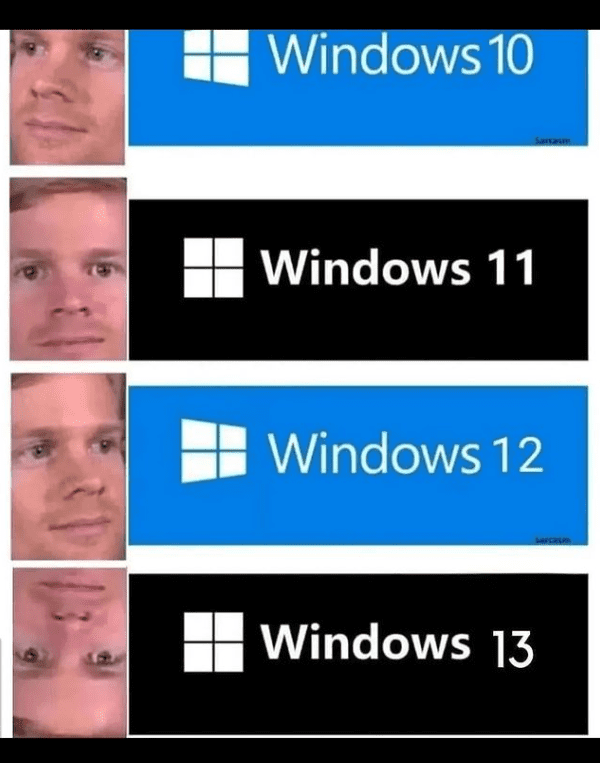 tech meme - windows 13