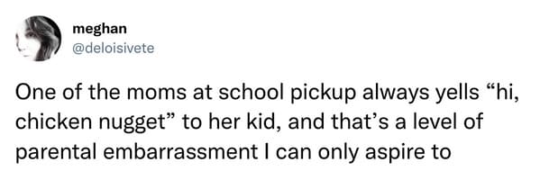 funniest tweets from women - school pickup