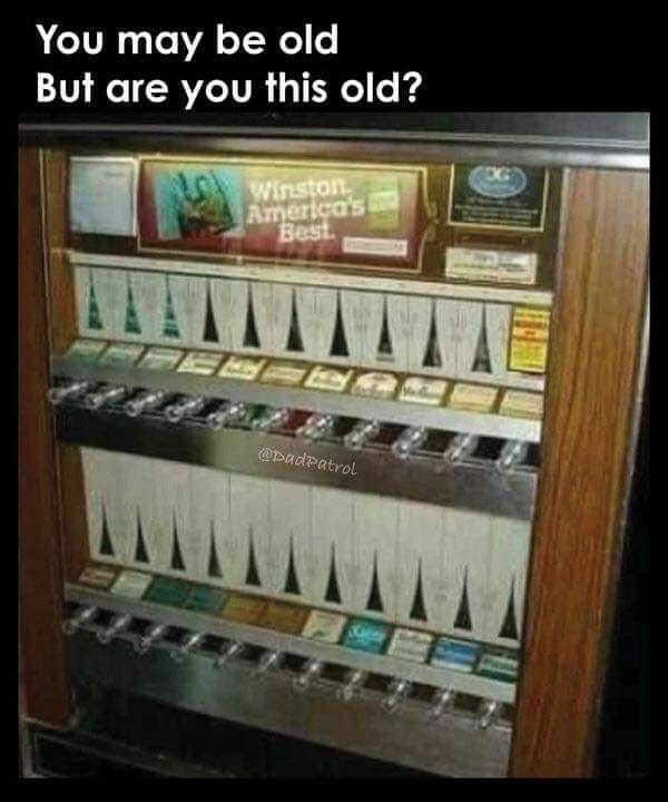 gen x memes - cigarette vending machine