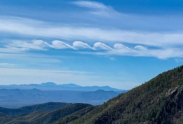 glitch in the matrix images - This Corkscrew-Shaped Cloud I Saw Yesterday (Hiking In Arizona)