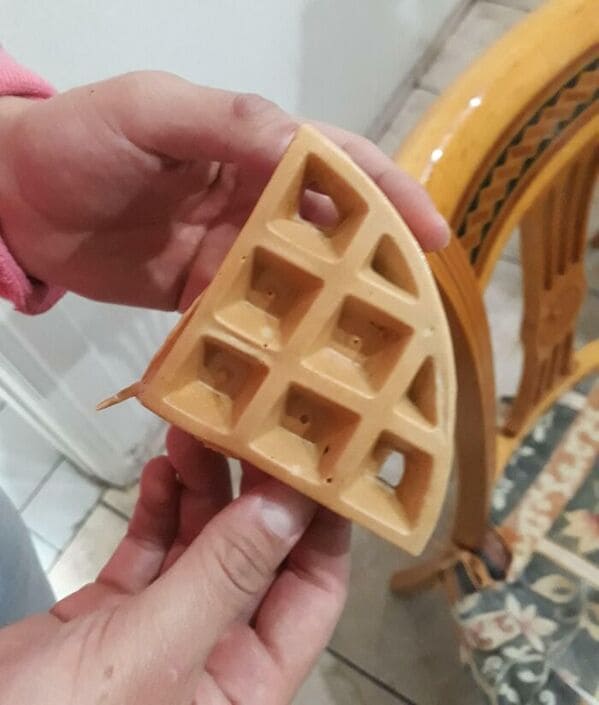glitch in the matrix images - My Waffle Wedge Is So Perfect It Looks Fake