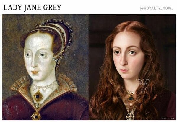 historical figures modern portraits - royalty now - lady jane grey