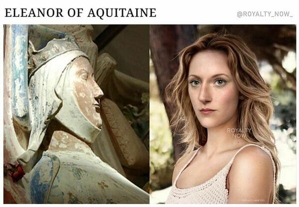 historical figures modern portraits - royalty now - eleanor of aquitaine