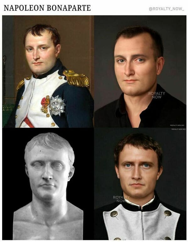 historical figures modern portraits - royalty now - napoleon bonaparte