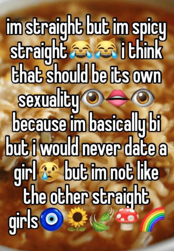 I'm not like the other girls meme - spicy straight