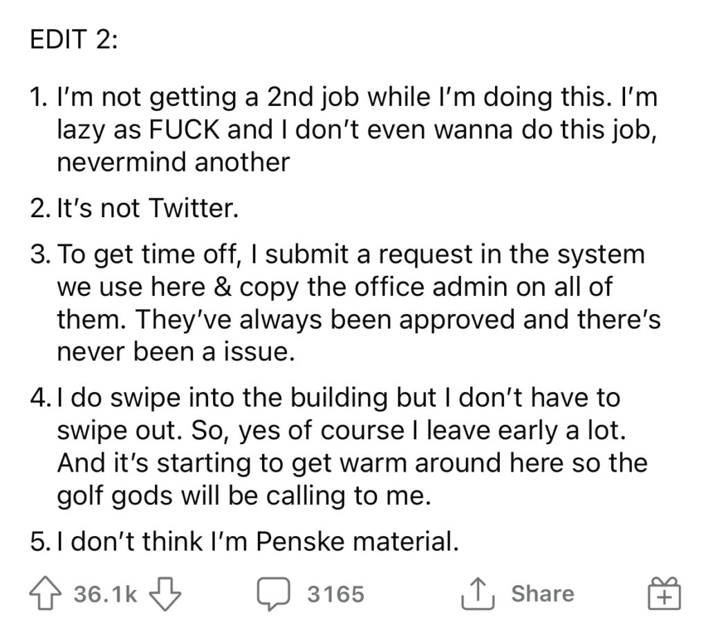 Lucky Worker Becomes Ghost Employee After Boss Gets Fired