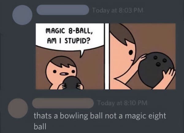missed the joke meme - bowling ball comic