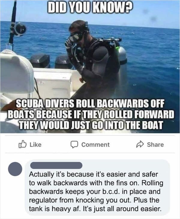 missed the joke meme - diver joke