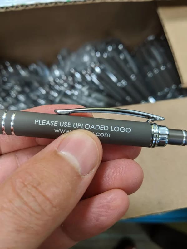 not my job - pen engrave fail
