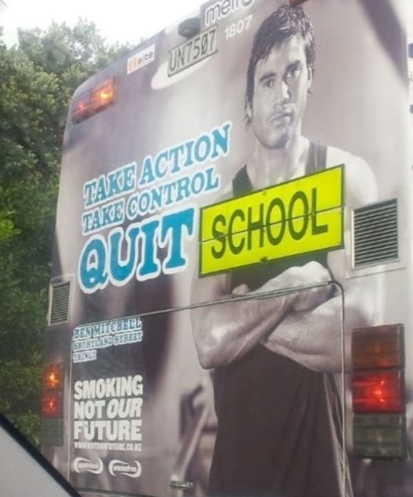 not my job - anti-smoking ad gone wrong
