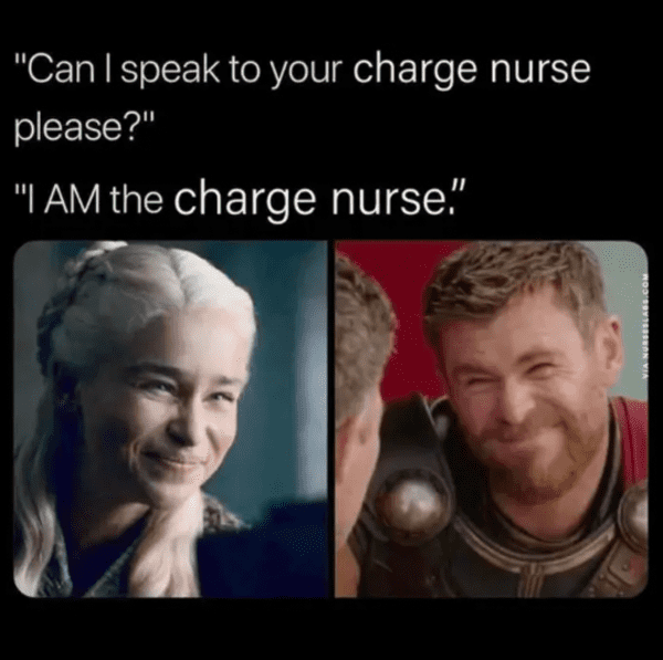 nursing memes - im in charge
